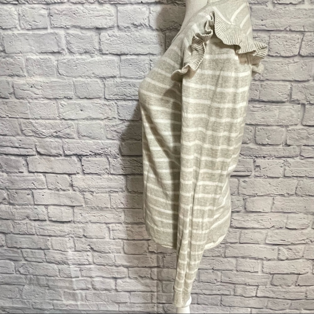 J.Crew Factory Ruffle-Shoulder Sweater - Picture 2 of 6